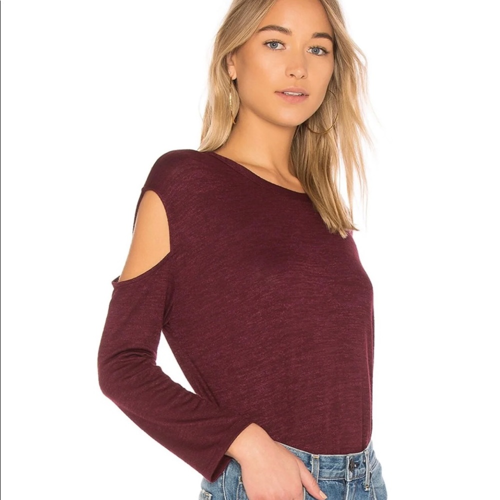 RAG & BONE Slash Long Sleeve Top Sz L